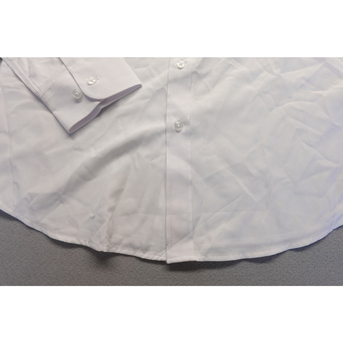 Men's White Long Sleeve Dress Shirt Button down Size Small