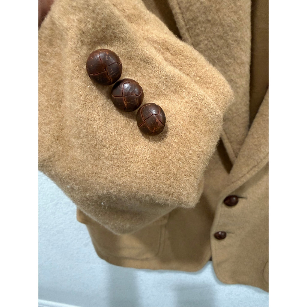 The Barrister Collection Vintage 100% Pure Camelhair Blazer Tan 38S