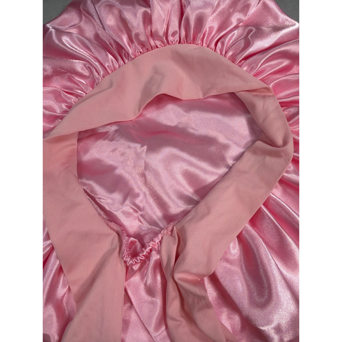 Satin Hair Bonnet with Tie Straps - Adjustable for Curly & Textured Hair