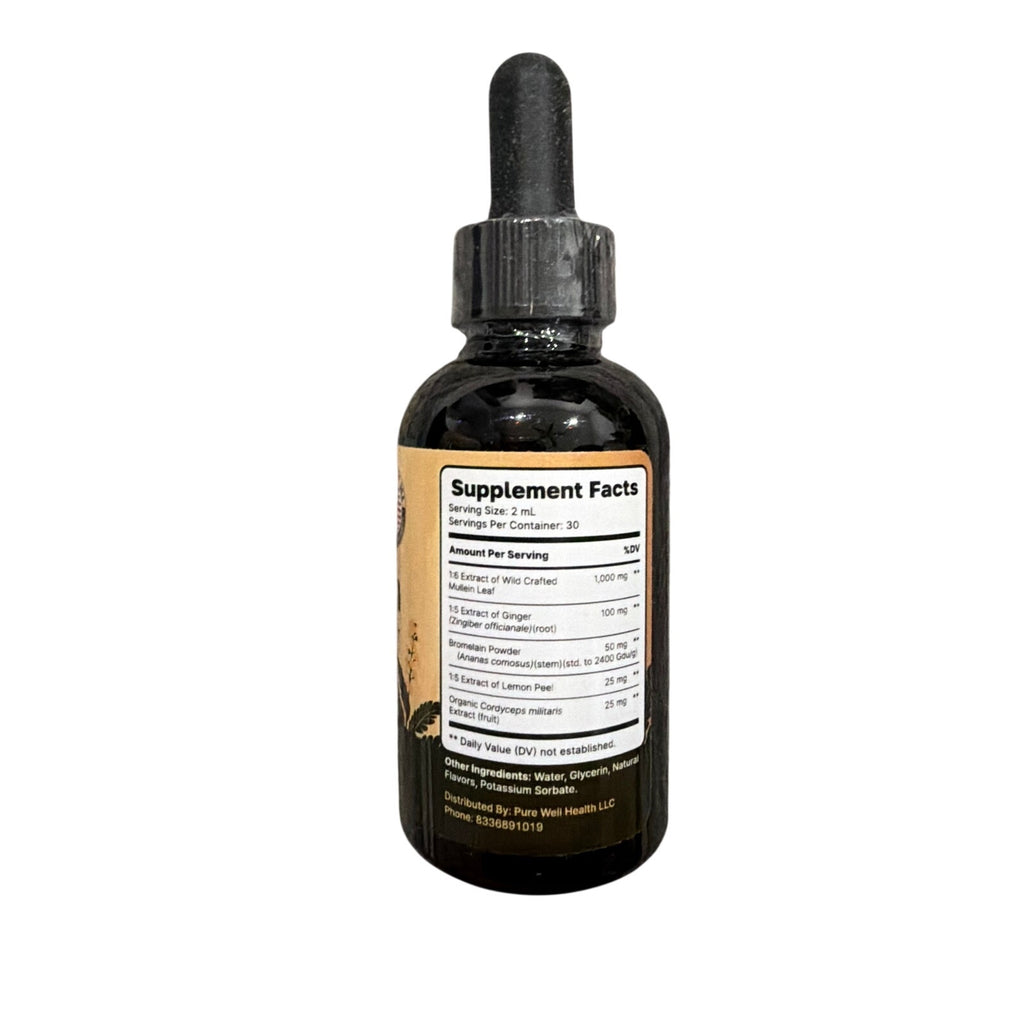 RespiClear Wild Mullein Leaf Extract Drops 2 fl oz