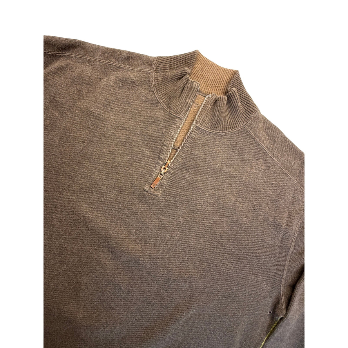 Tommy Bahama 1/4 Quarter Zip Mock Neck Pullover Sweater Men's L