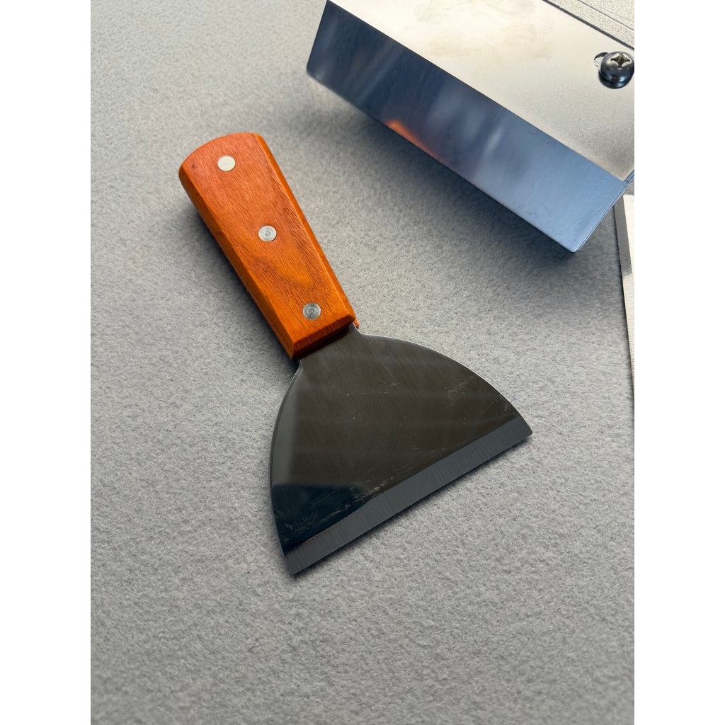 Heavy Duty Flat Top Griddle / Grill Scraper Set (New & Complete)