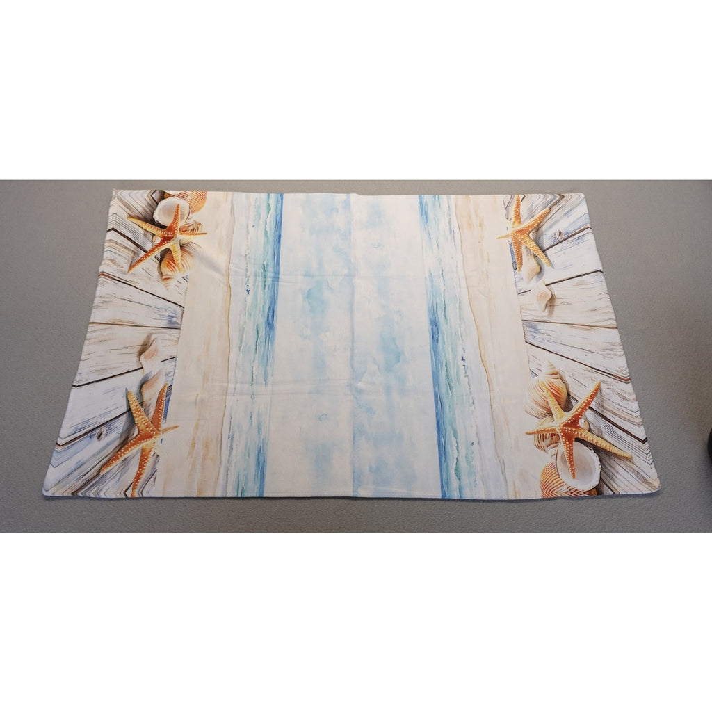 Kitchen Dish Towels Beach Starfish and Seashells